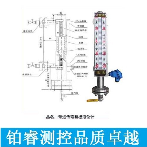 UHZ-58/CLB磁翻板遠(yuǎn)傳液位計(jì)